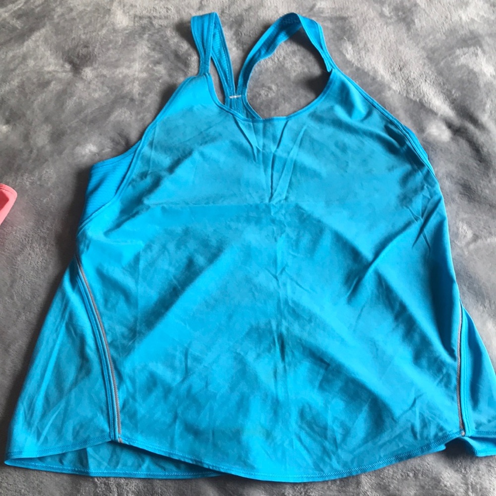 Blue Lululemon Tank